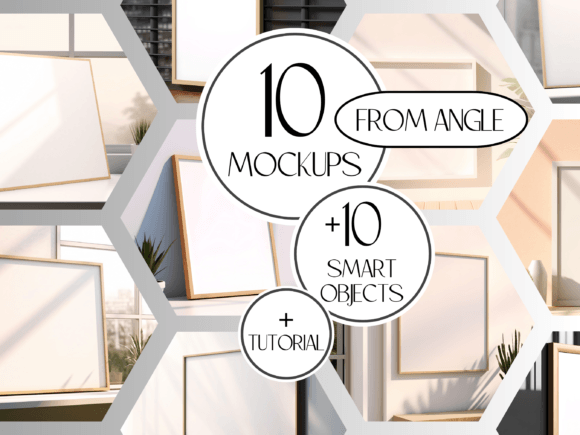 Download 10 Frame Mockup Bundle, Frame PSD Mockup - Mockup Collection