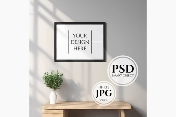 Download Landscape Frame Mockup, Wall Art Mockup - Mockup Collection