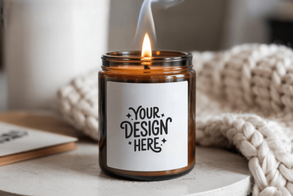 Download 9oz Scented Soy Candle Mockup 55 - Mockup Collection